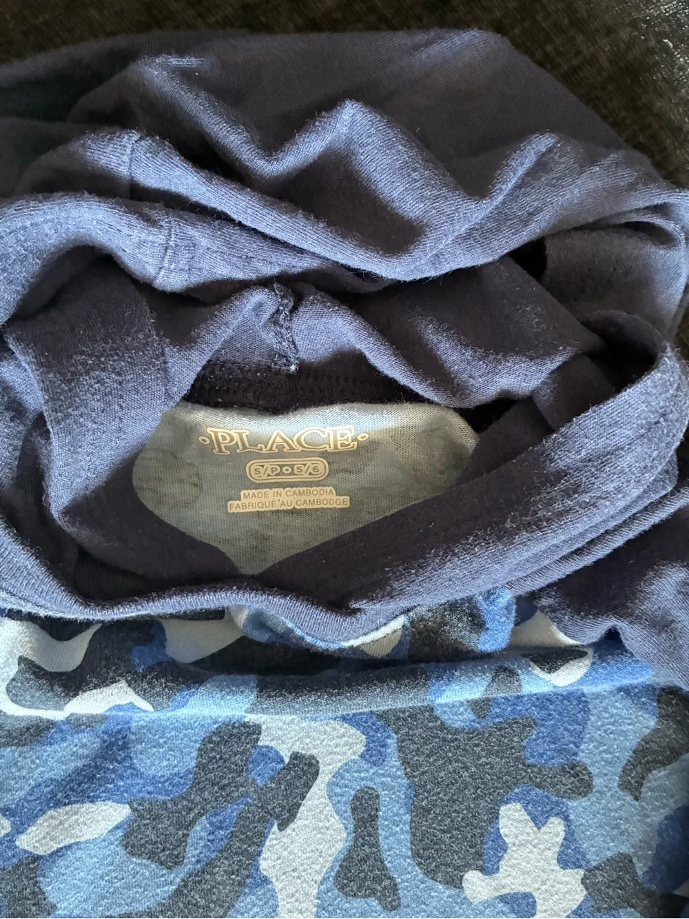 The Children's Place Boys' Long Sleeve Tee - Camo, Blue, Black, Gray, Red, White
